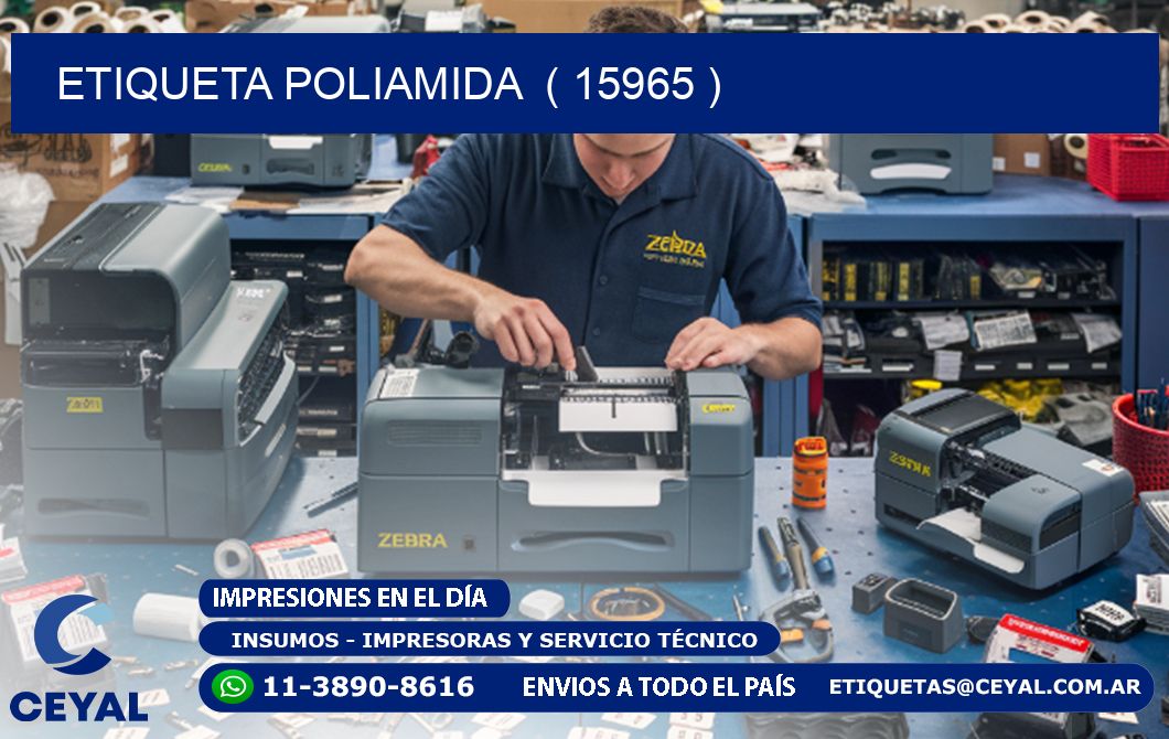 ETIQUETA POLIAMIDA  ( 15965 )