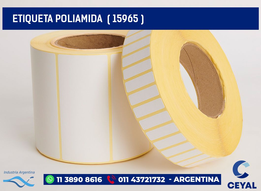 ETIQUETA POLIAMIDA  ( 15965 )