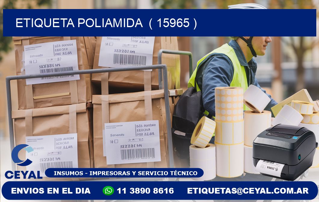 ETIQUETA POLIAMIDA  ( 15965 )