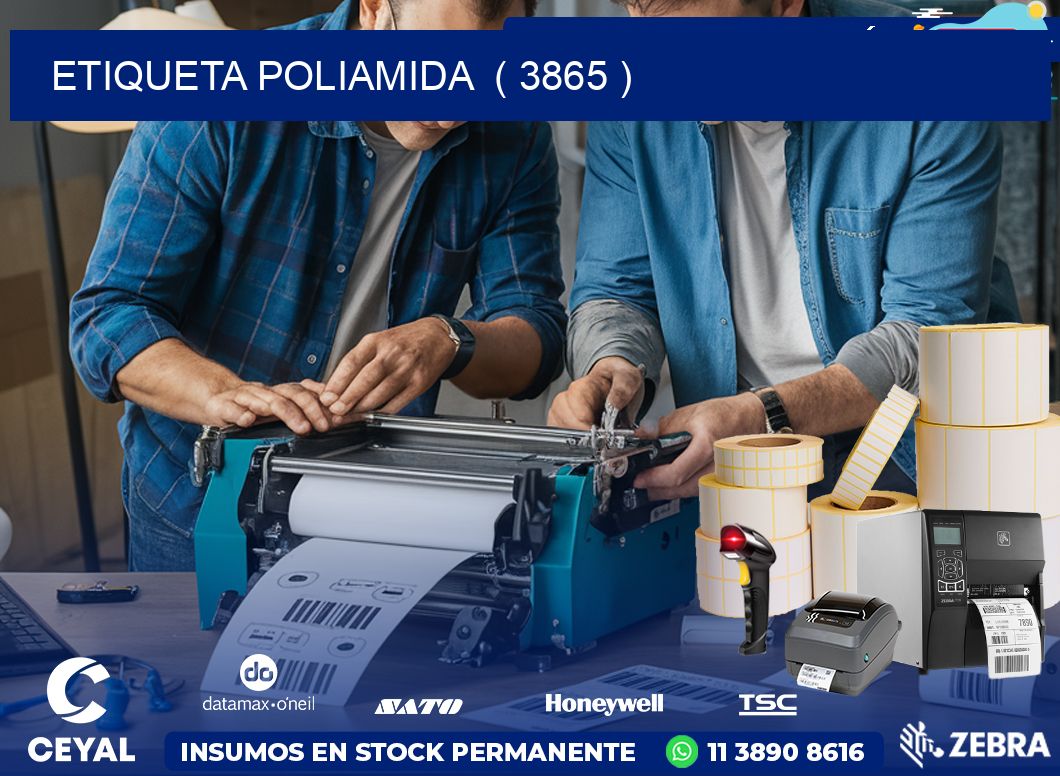 ETIQUETA POLIAMIDA  ( 3865 )