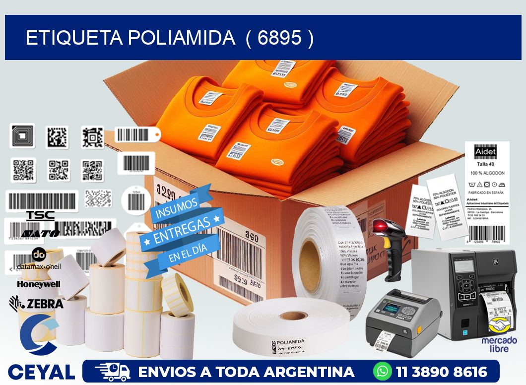 ETIQUETA POLIAMIDA  ( 6895 )