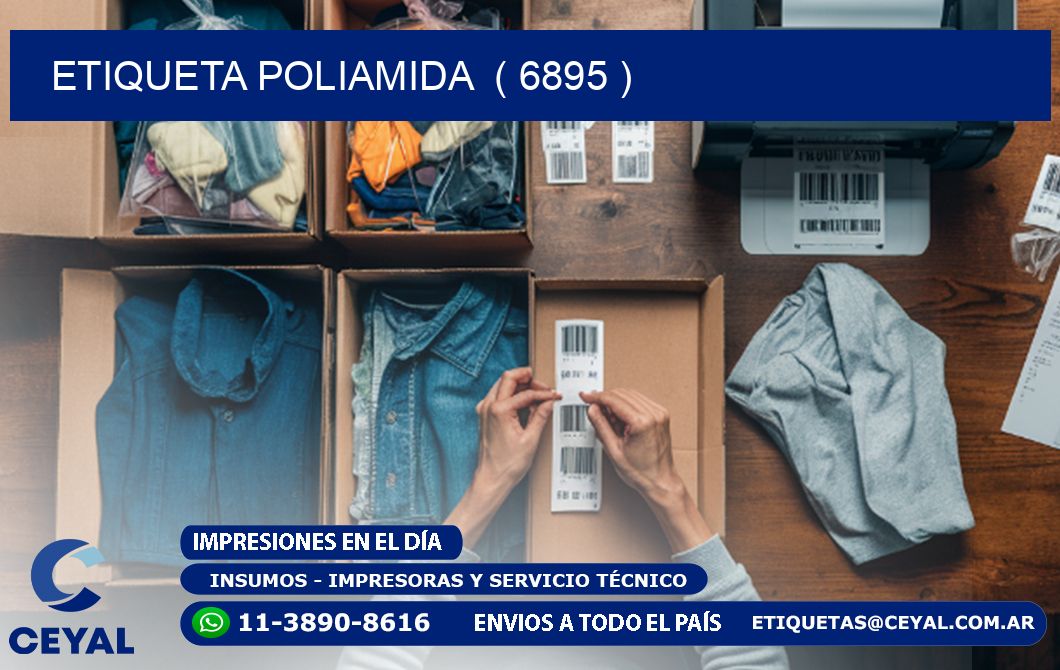 ETIQUETA POLIAMIDA  ( 6895 )