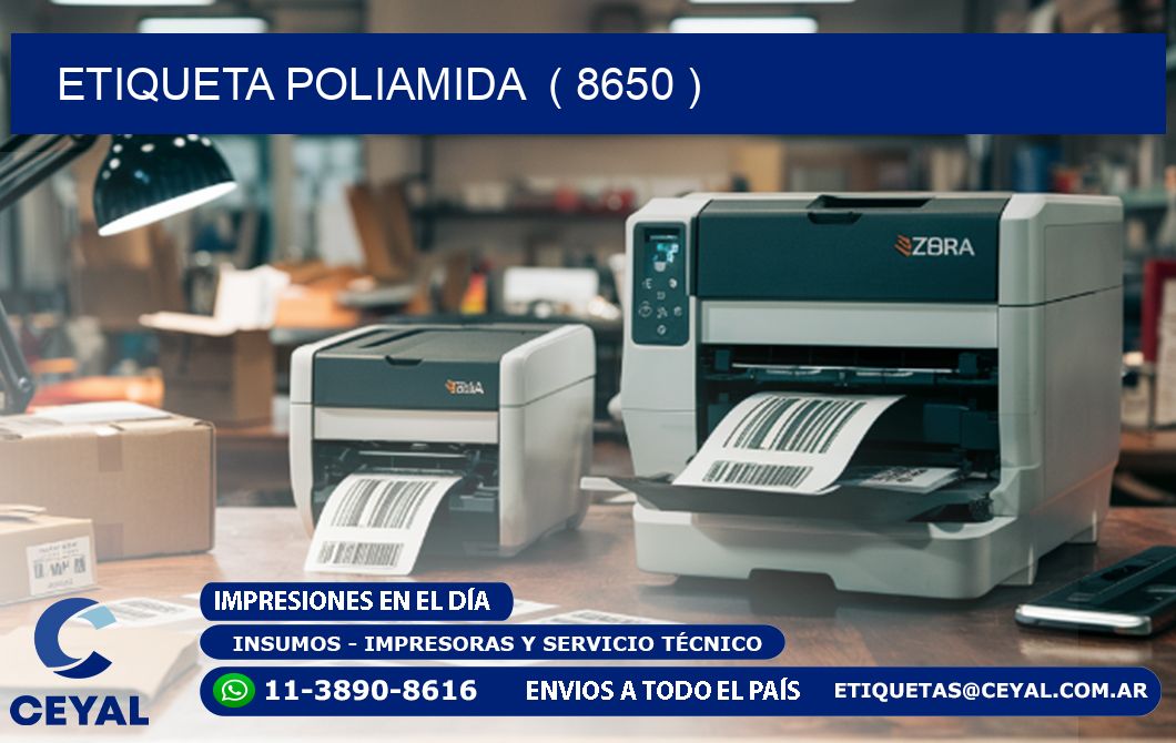 ETIQUETA POLIAMIDA  ( 8650 )