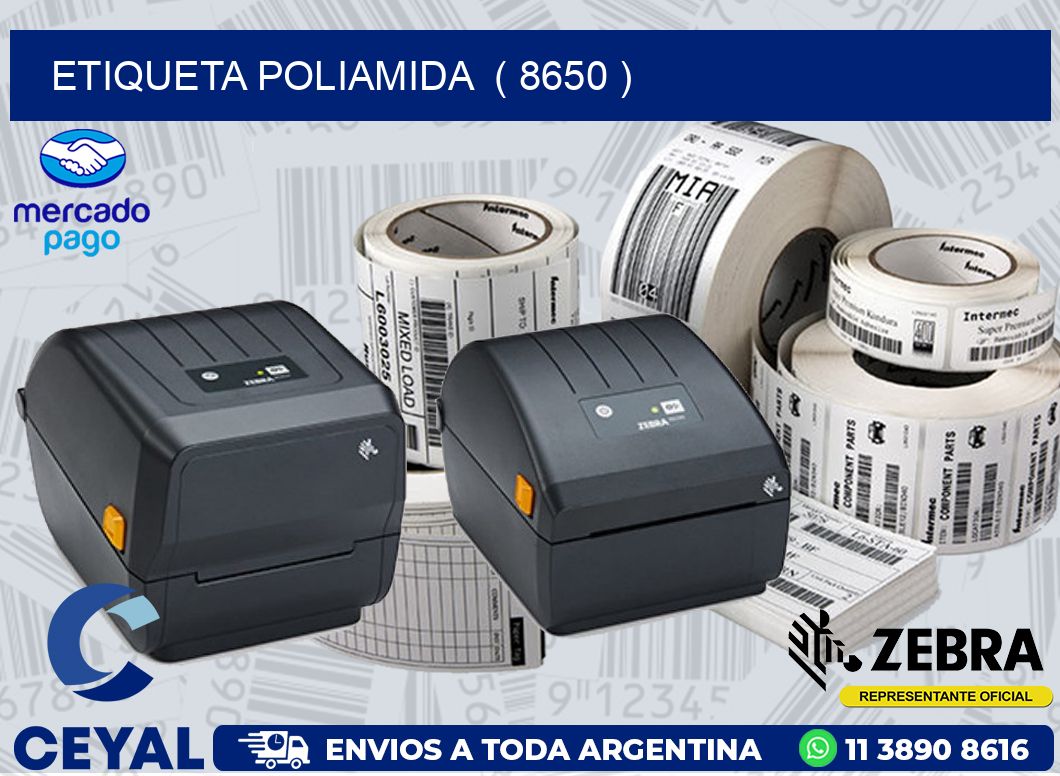 ETIQUETA POLIAMIDA  ( 8650 )