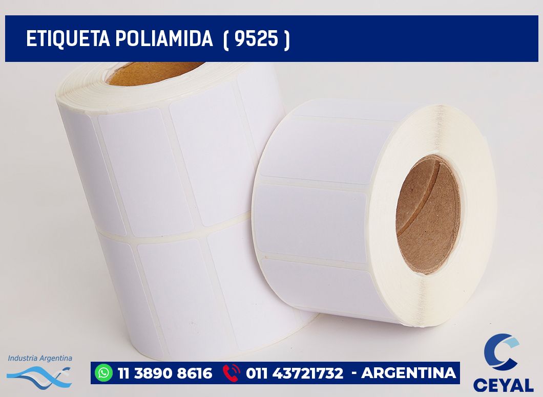 ETIQUETA POLIAMIDA  ( 9525 )