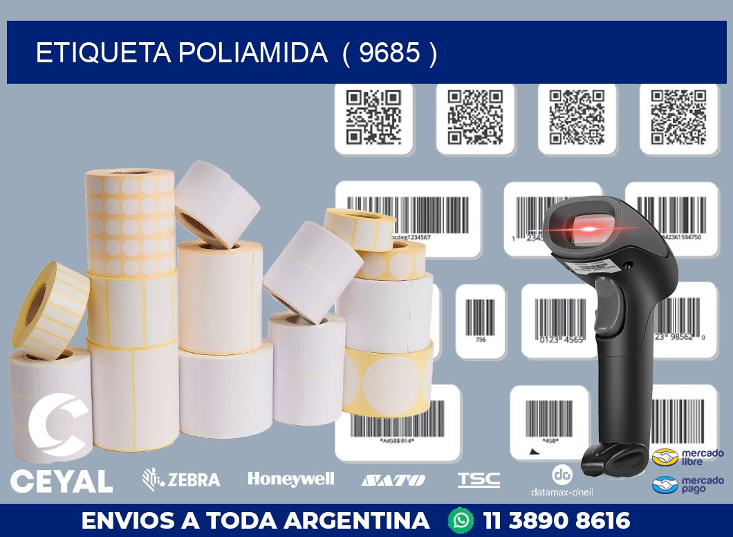 ETIQUETA POLIAMIDA  ( 9685 )
