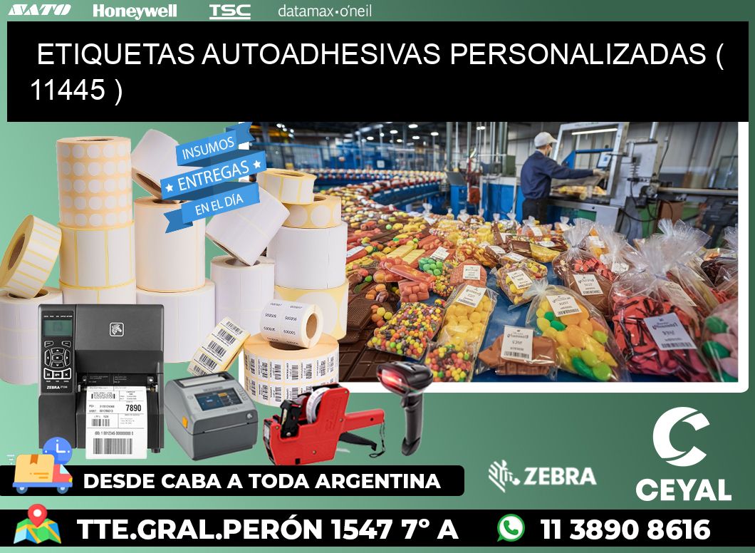 ETIQUETAS AUTOADHESIVAS PERSONALIZADAS ( 11445 )