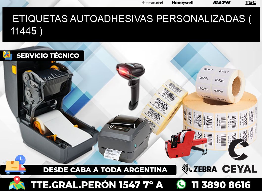ETIQUETAS AUTOADHESIVAS PERSONALIZADAS ( 11445 )