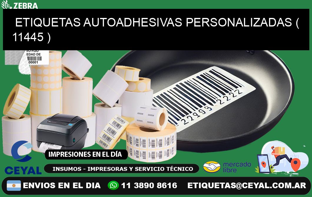 ETIQUETAS AUTOADHESIVAS PERSONALIZADAS ( 11445 )
