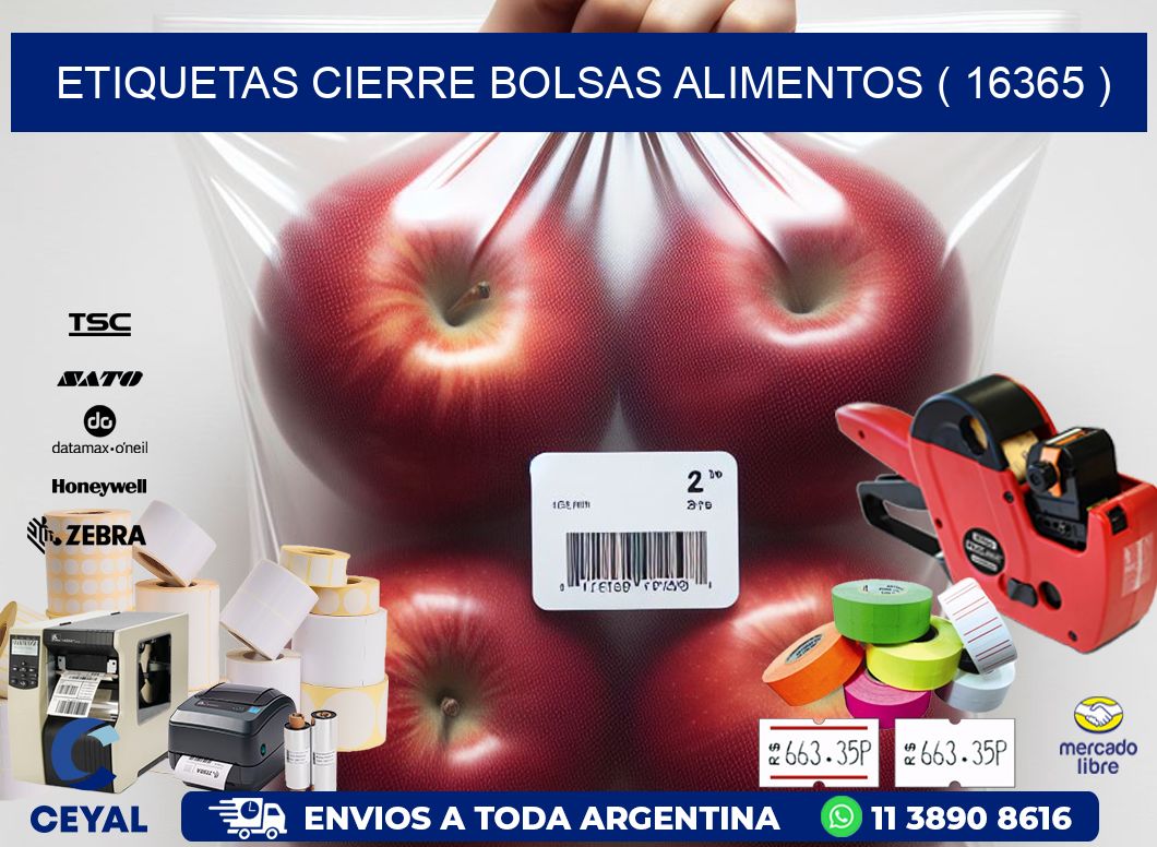 ETIQUETAS CIERRE BOLSAS ALIMENTOS ( 16365 )