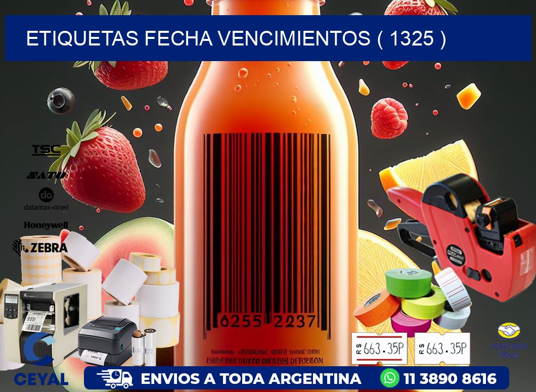 ETIQUETAS FECHA VENCIMIENTOS ( 1325 )