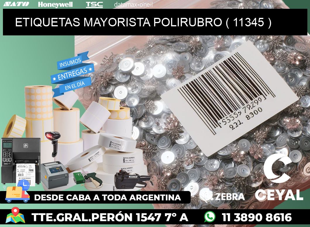 ETIQUETAS MAYORISTA POLIRUBRO ( 11345 )