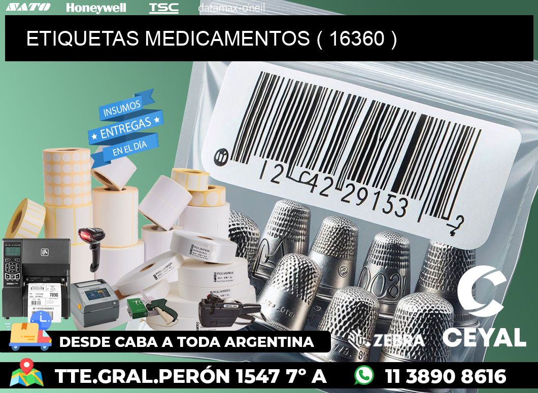 ETIQUETAS MEDICAMENTOS ( 16360 )