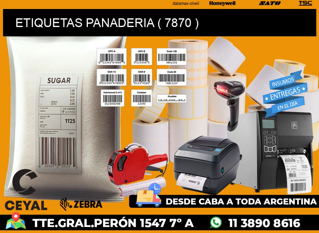ETIQUETAS PANADERIA ( 7870 )