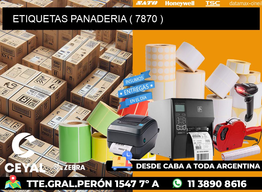 ETIQUETAS PANADERIA ( 7870 )