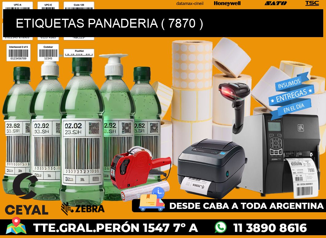 ETIQUETAS PANADERIA ( 7870 )