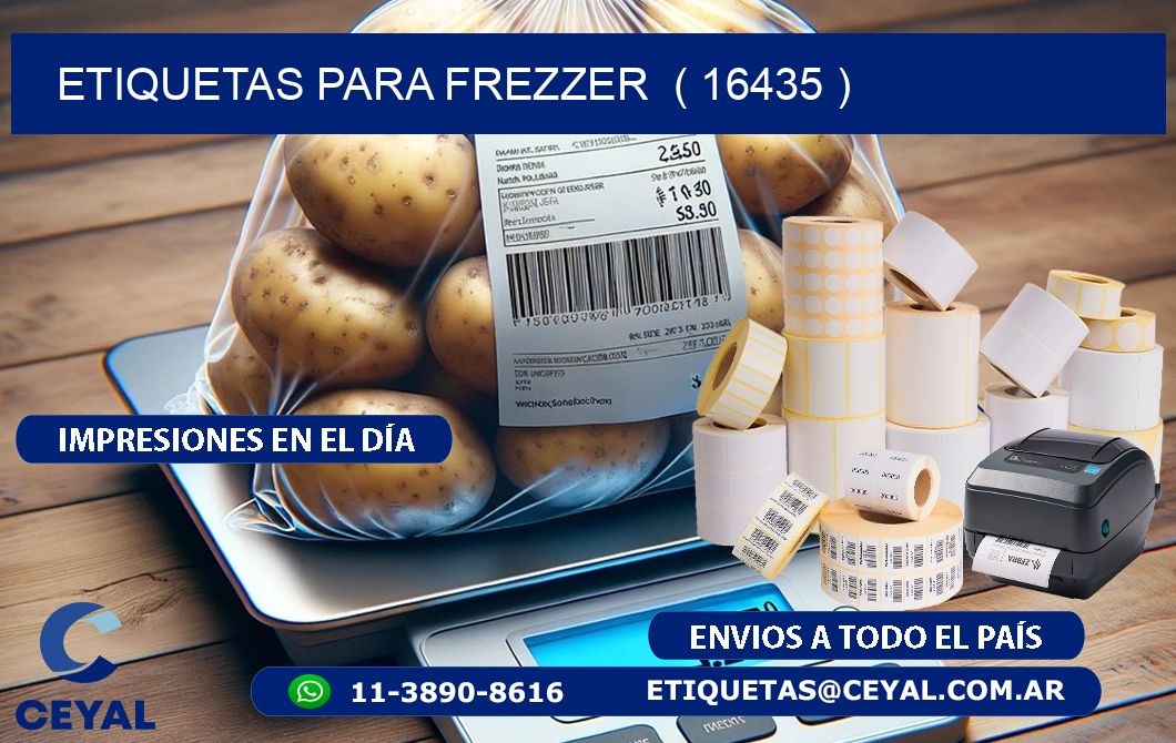 ETIQUETAS PARA FREZZER  ( 16435 )