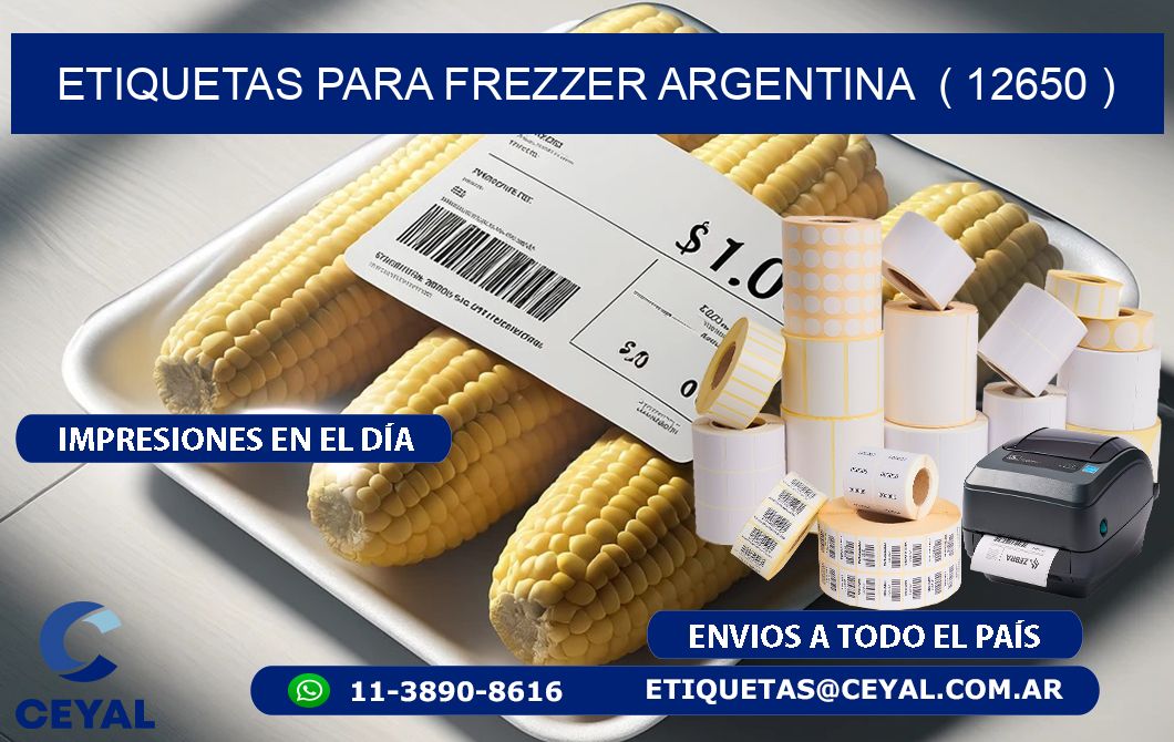ETIQUETAS PARA FREZZER ARGENTINA  ( 12650 )