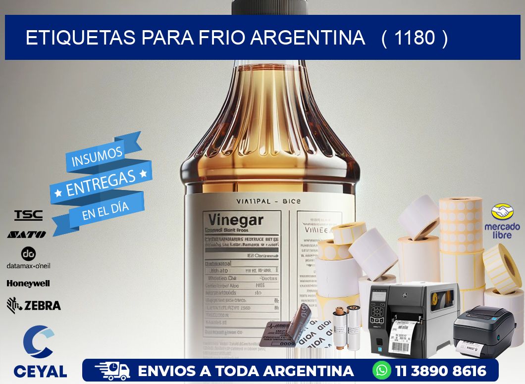ETIQUETAS PARA FRIO ARGENTINA   ( 1180 )