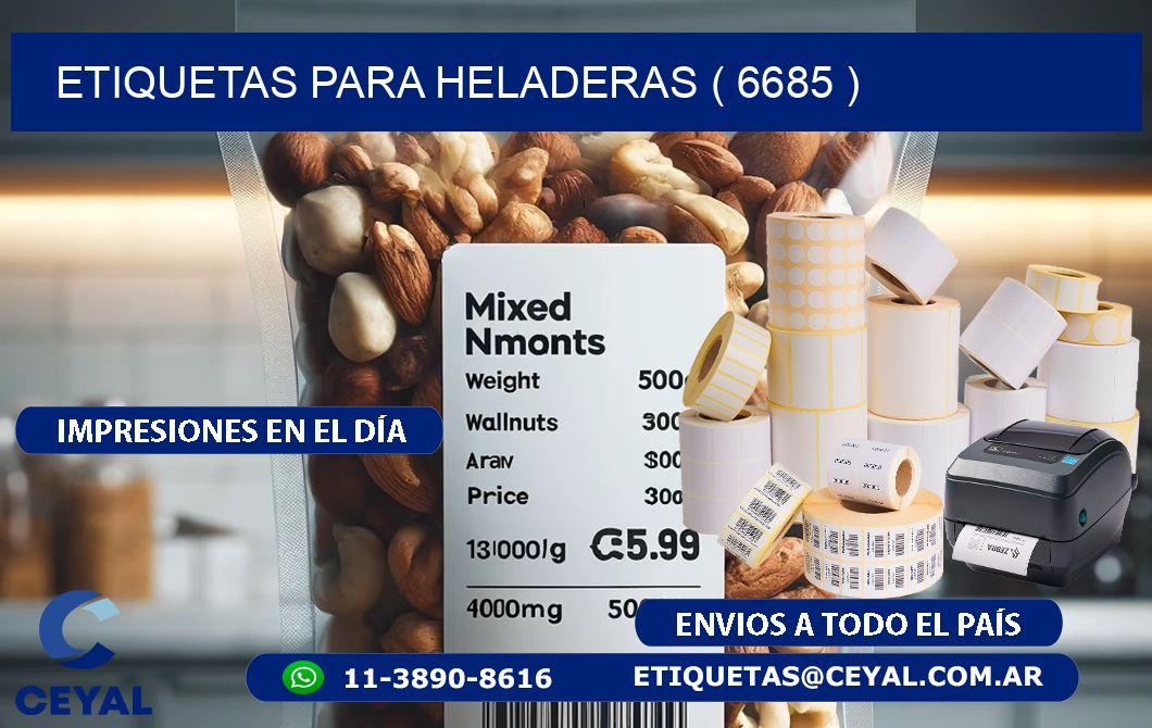 ETIQUETAS PARA HELADERAS ( 6685 )