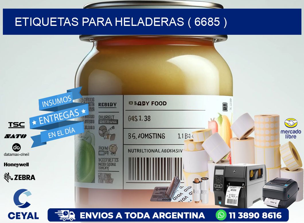ETIQUETAS PARA HELADERAS ( 6685 )