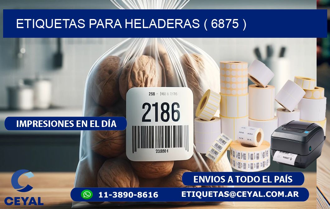 ETIQUETAS PARA HELADERAS ( 6875 )