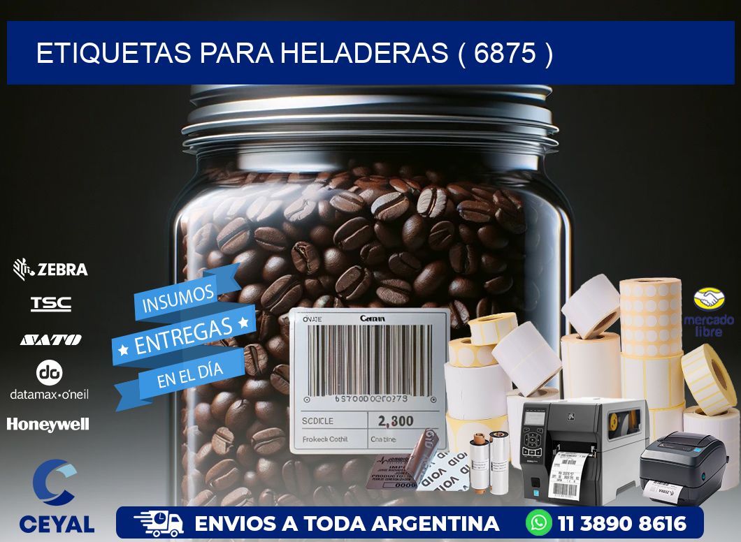 ETIQUETAS PARA HELADERAS ( 6875 )