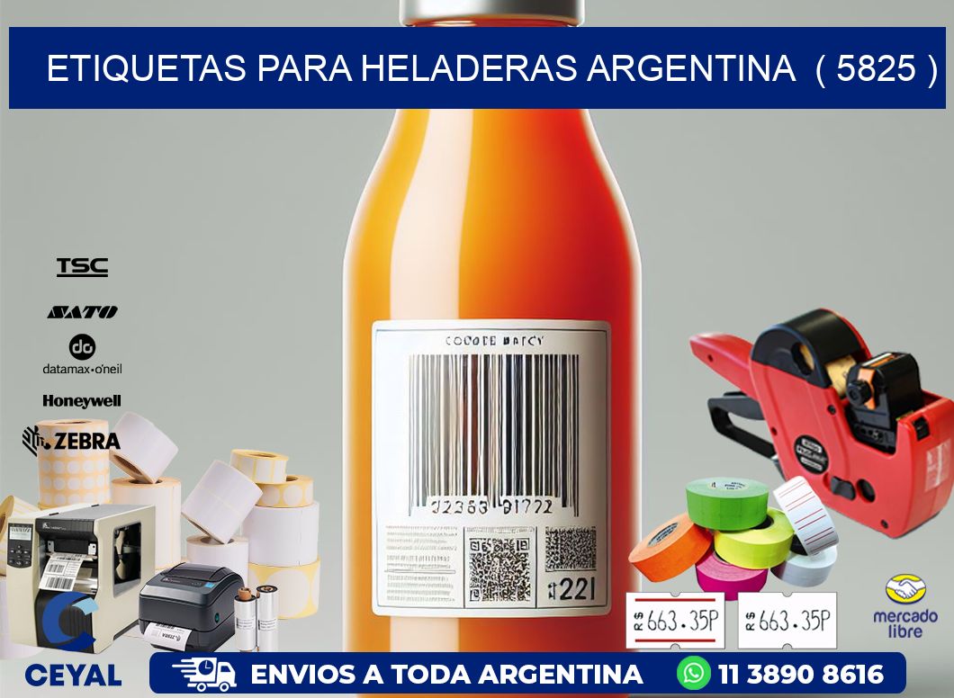 ETIQUETAS PARA HELADERAS ARGENTINA  ( 5825 )
