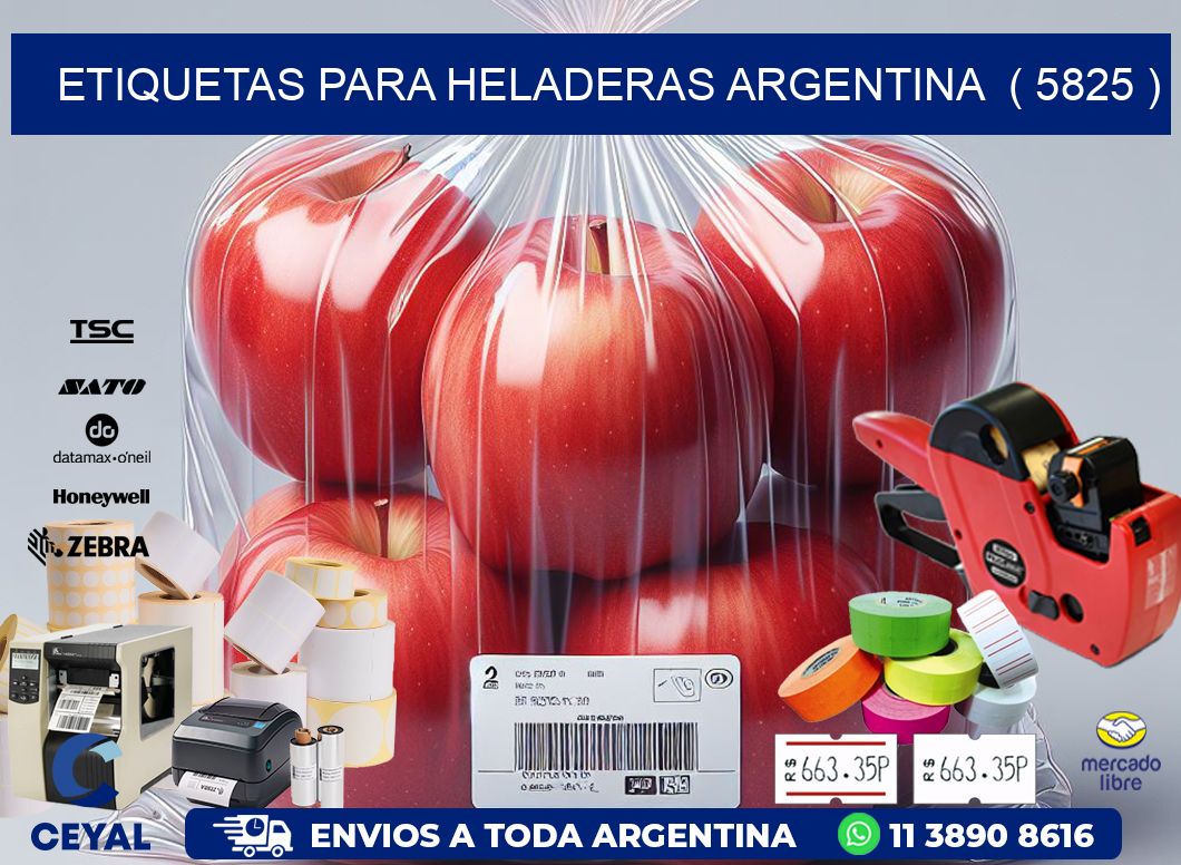ETIQUETAS PARA HELADERAS ARGENTINA  ( 5825 )