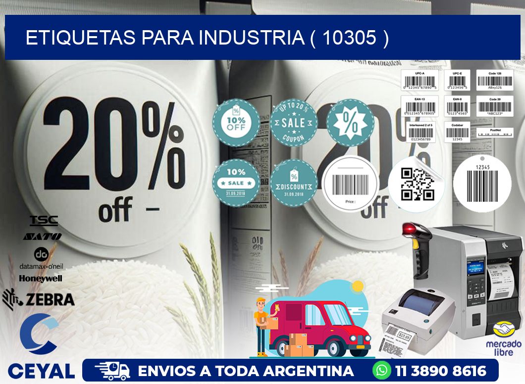ETIQUETAS PARA INDUSTRIA ( 10305 )