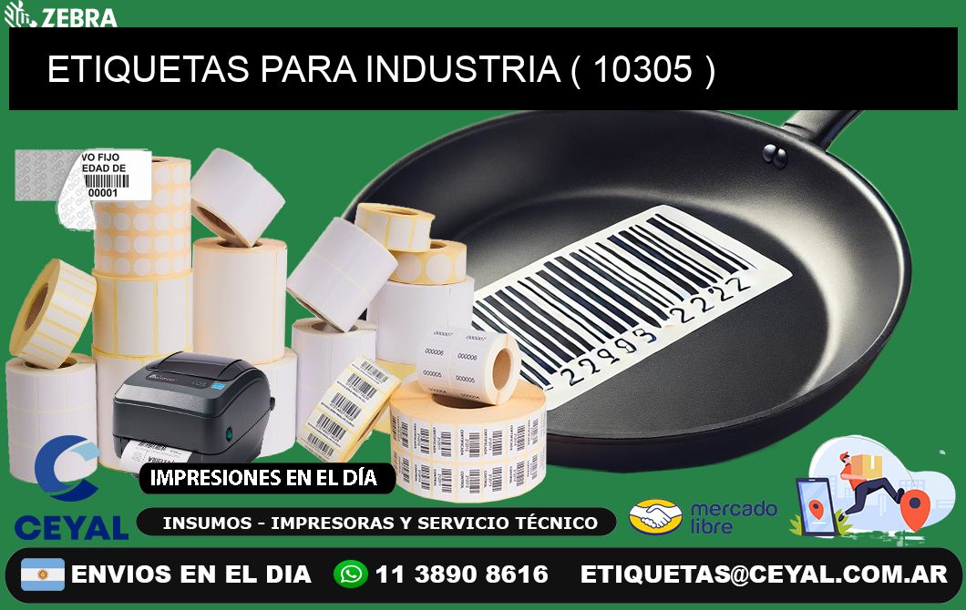 ETIQUETAS PARA INDUSTRIA ( 10305 )