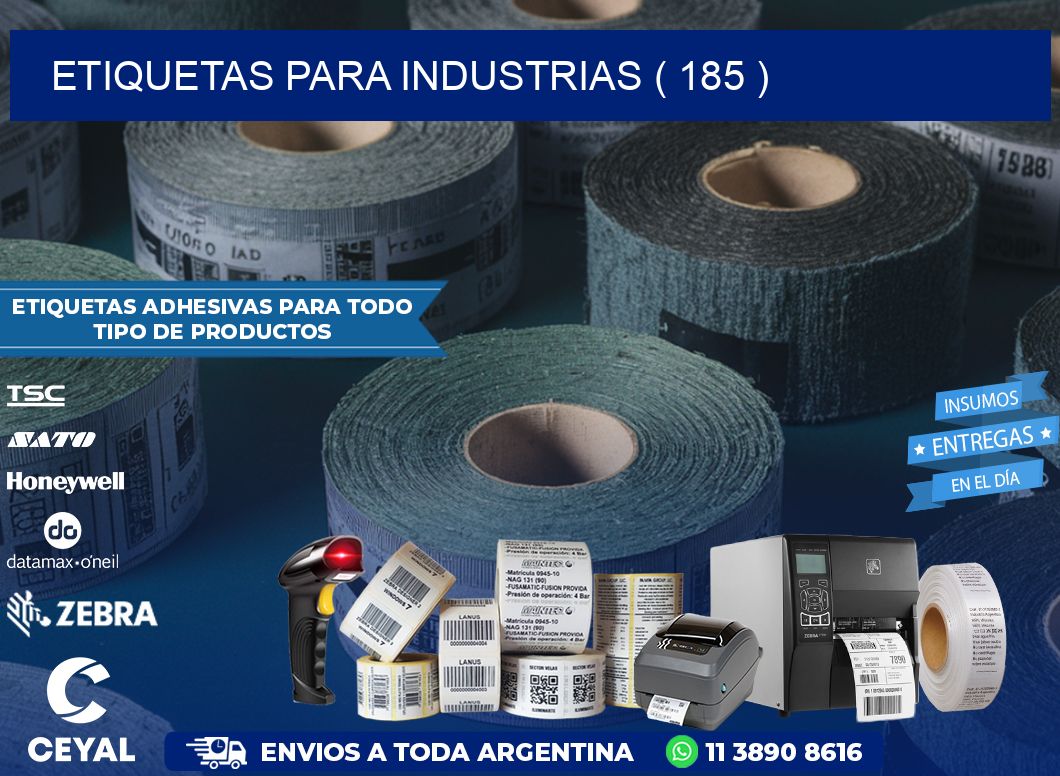 ETIQUETAS PARA INDUSTRIAS ( 185 )