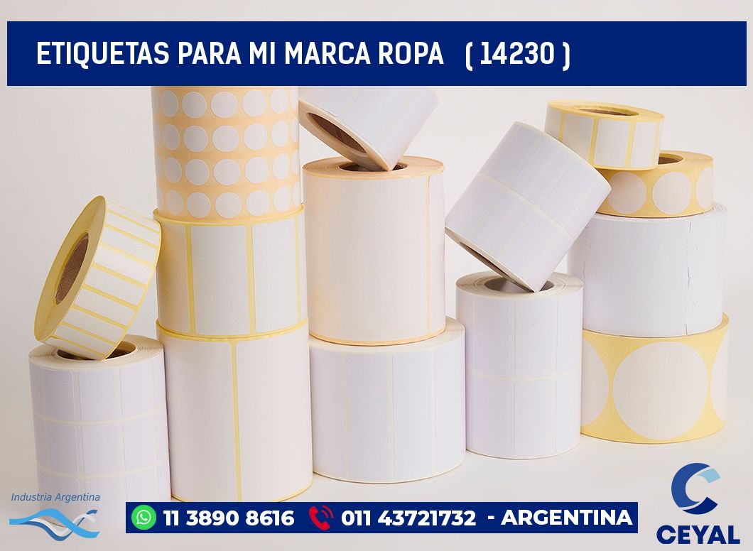 ETIQUETAS PARA MI MARCA ROPA   ( 14230 )
