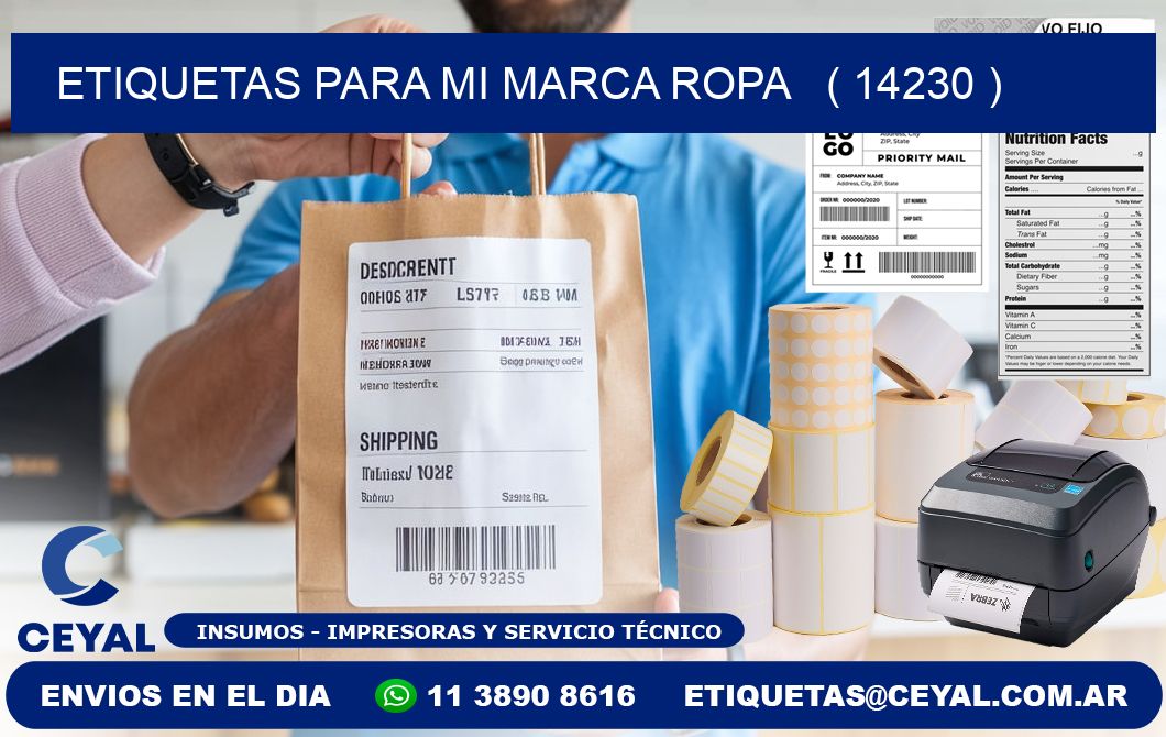 ETIQUETAS PARA MI MARCA ROPA   ( 14230 )