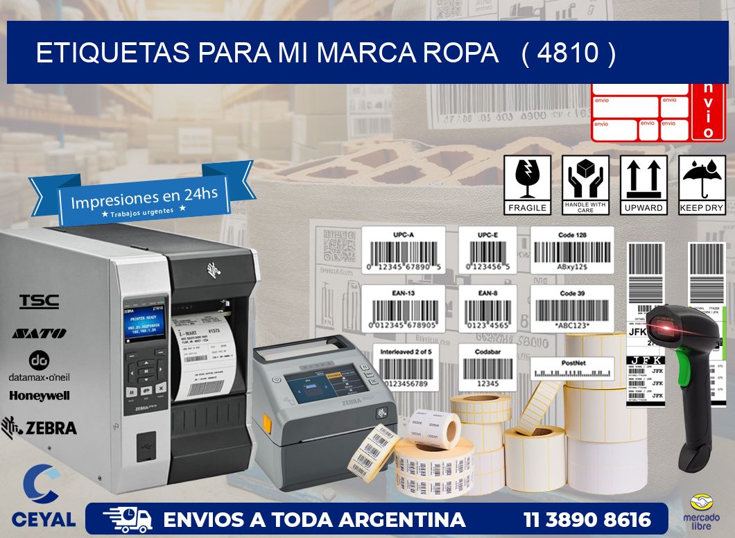 ETIQUETAS PARA MI MARCA ROPA   ( 4810 )