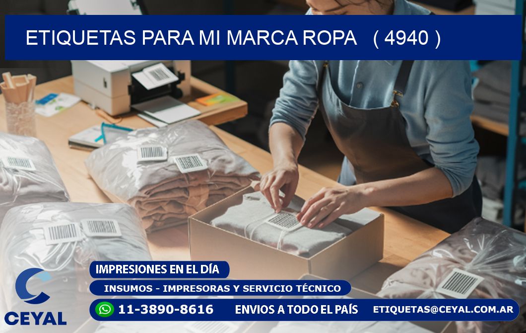 ETIQUETAS PARA MI MARCA ROPA   ( 4940 )