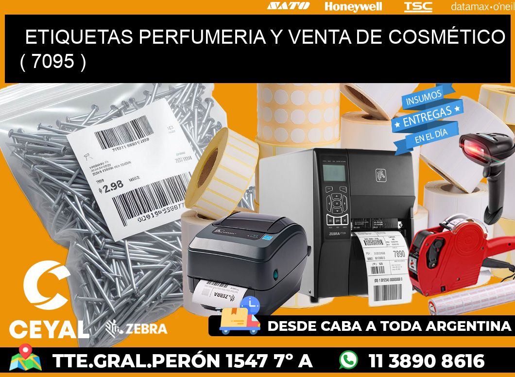 ETIQUETAS PERFUMERIA Y VENTA DE COSMÉTICO ( 7095 )