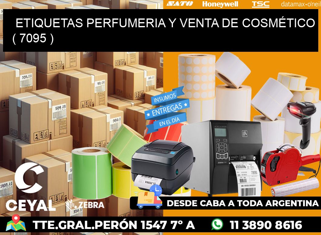 ETIQUETAS PERFUMERIA Y VENTA DE COSMÉTICO ( 7095 )