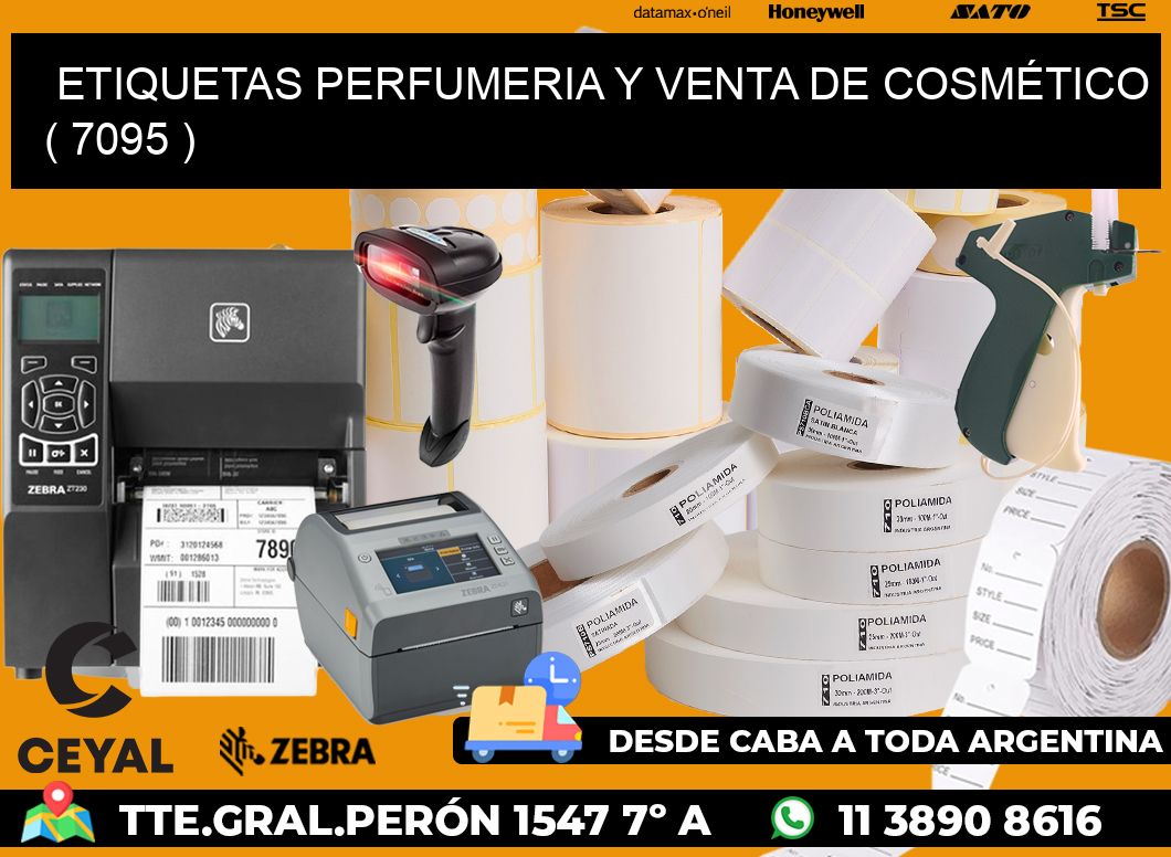 ETIQUETAS PERFUMERIA Y VENTA DE COSMÉTICO ( 7095 )