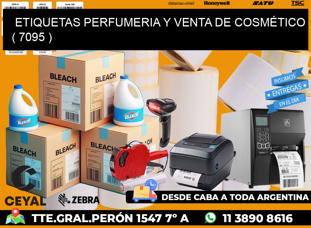 ETIQUETAS PERFUMERIA Y VENTA DE COSMÉTICO ( 7095 )