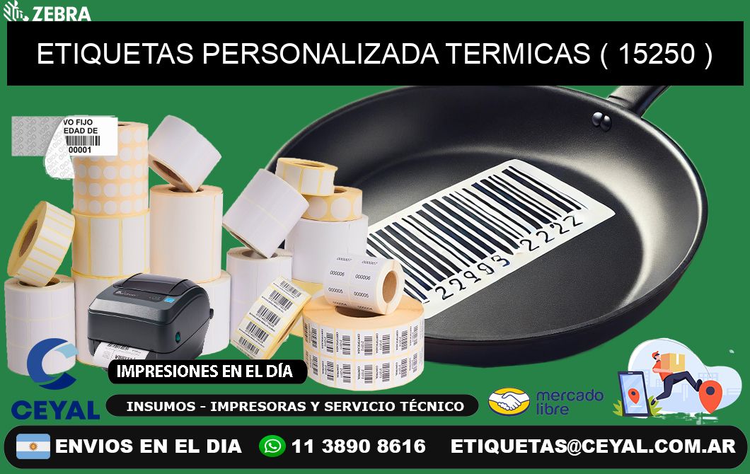 ETIQUETAS PERSONALIZADA TERMICAS ( 15250 )