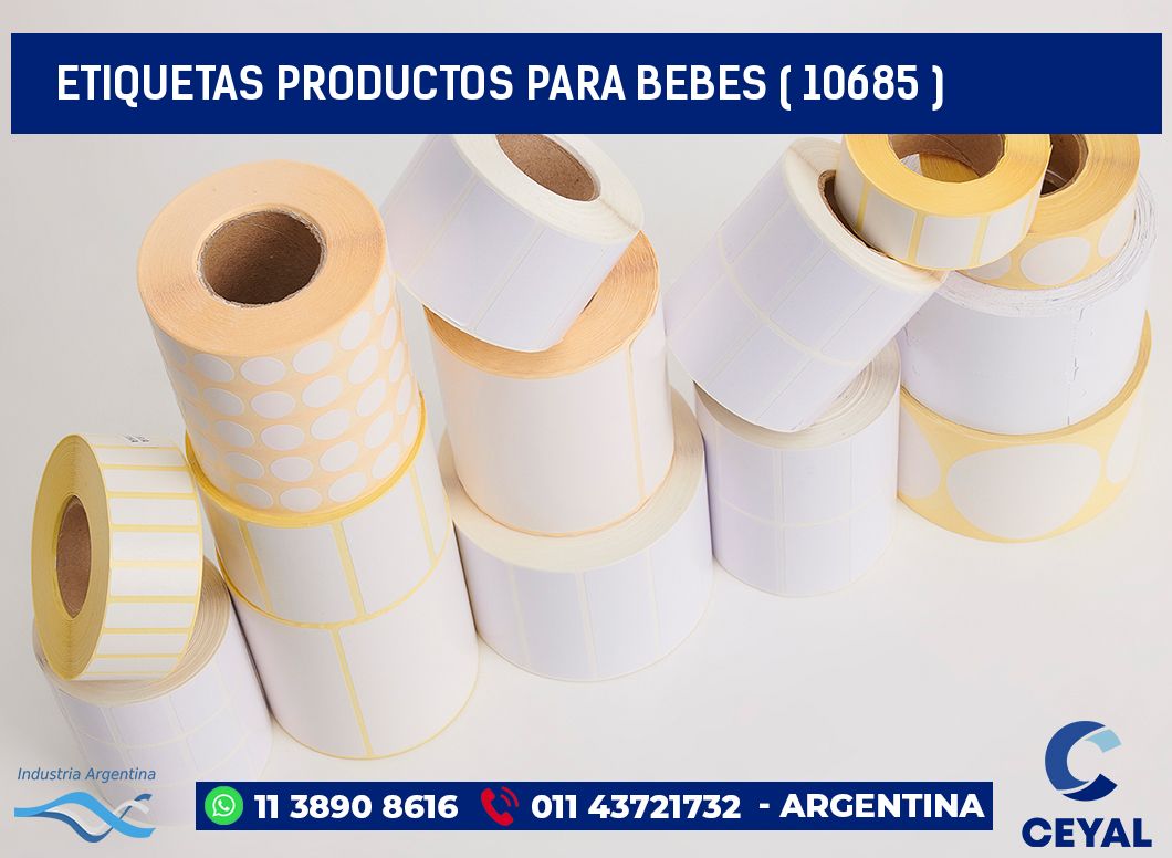 ETIQUETAS PRODUCTOS PARA BEBES ( 10685 )