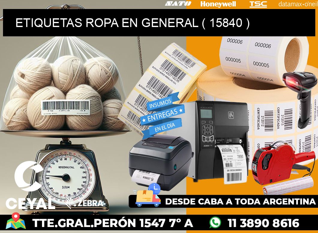 ETIQUETAS ROPA EN GENERAL ( 15840 )