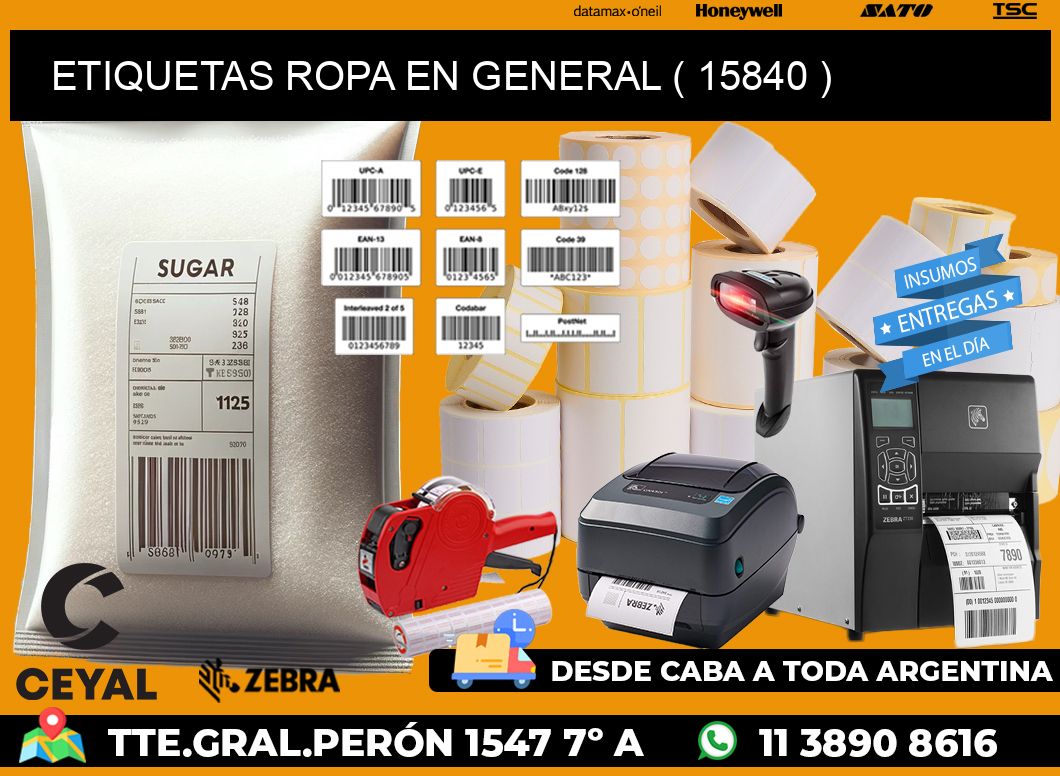 ETIQUETAS ROPA EN GENERAL ( 15840 )