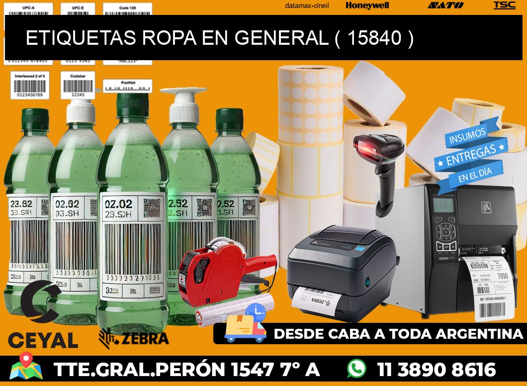 ETIQUETAS ROPA EN GENERAL ( 15840 )