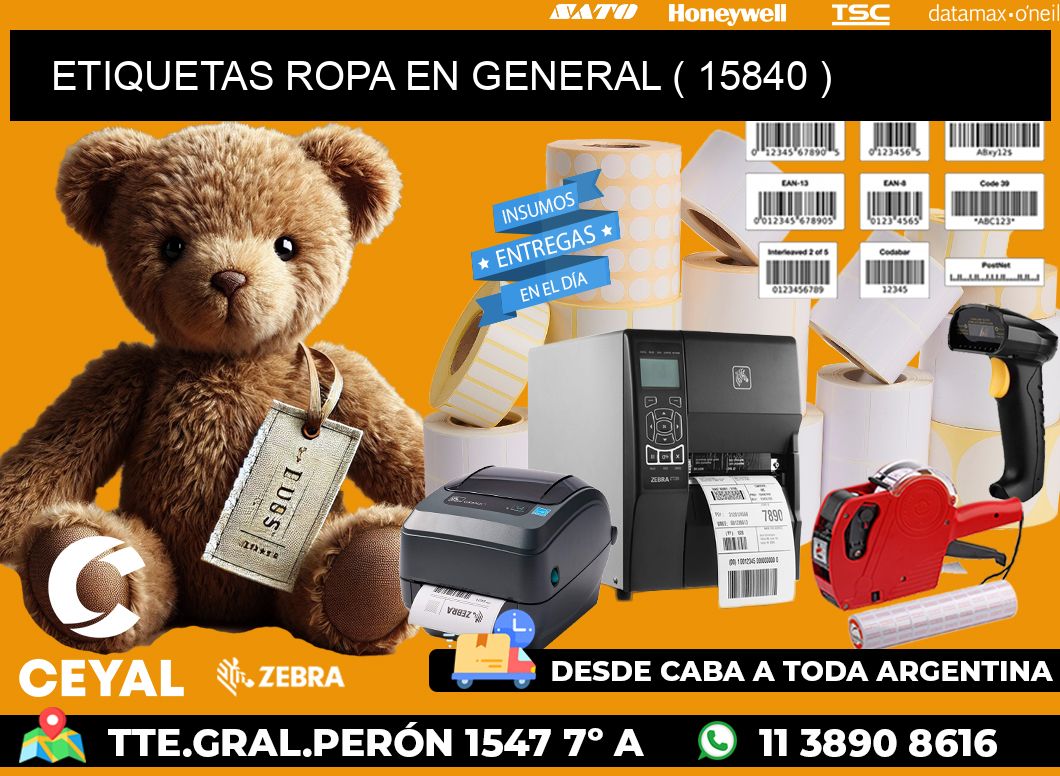ETIQUETAS ROPA EN GENERAL ( 15840 )