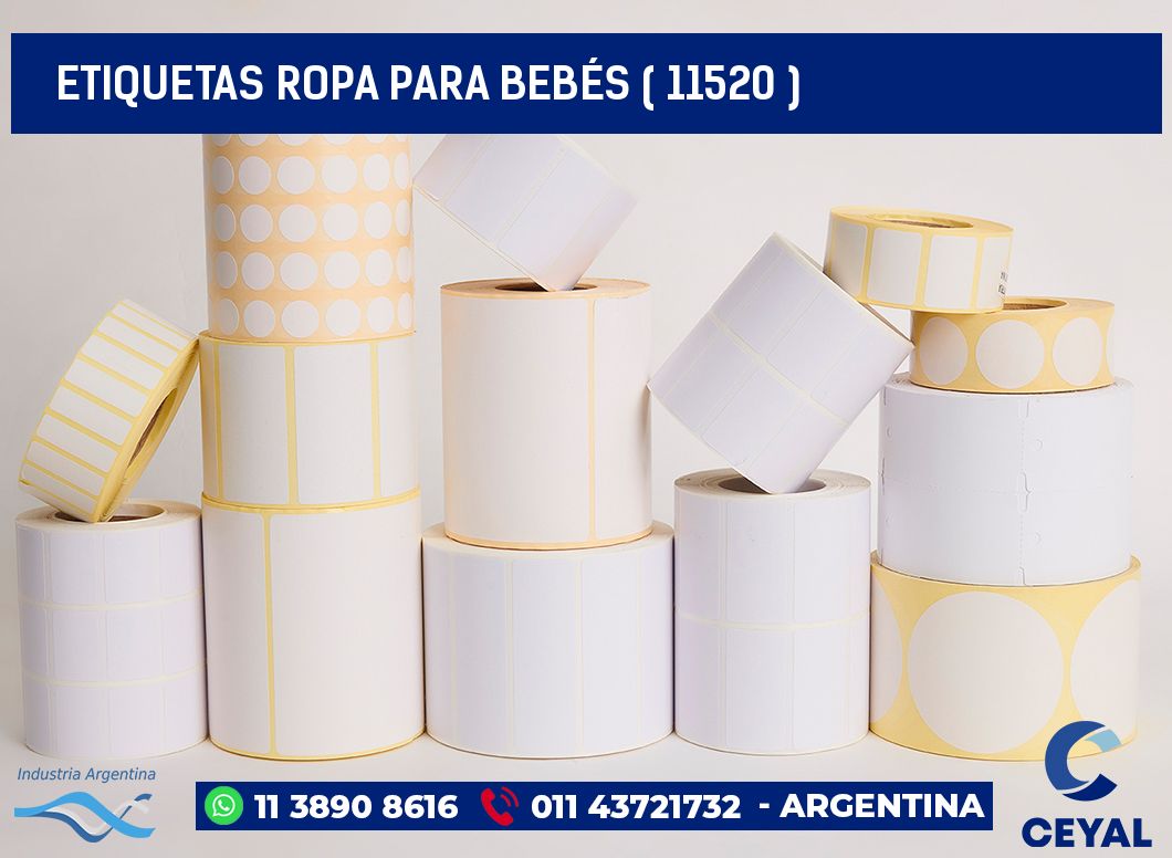 ETIQUETAS ROPA PARA BEBÉS ( 11520 )