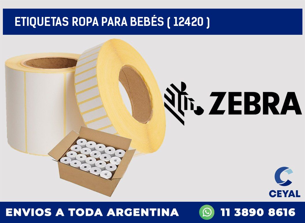 ETIQUETAS ROPA PARA BEBÉS ( 12420 )