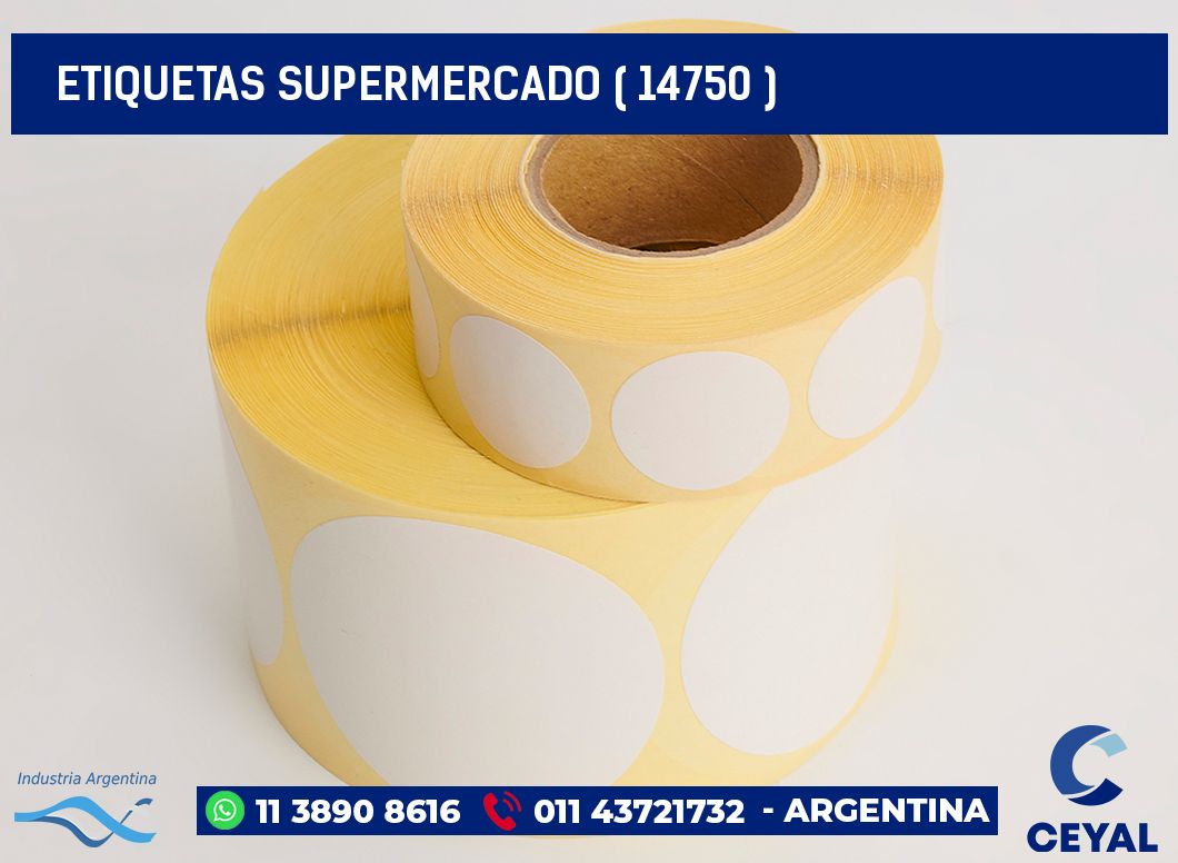 ETIQUETAS SUPERMERCADO ( 14750 )