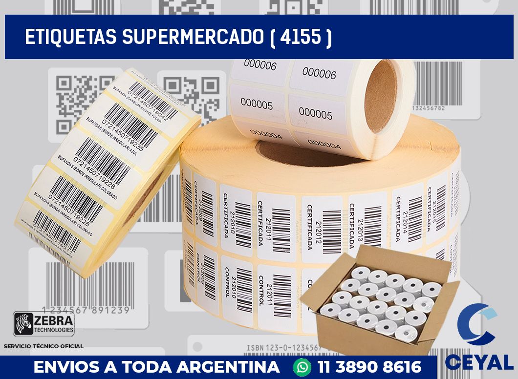 ETIQUETAS SUPERMERCADO ( 4155 )